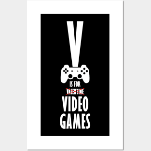 v is for video games Posters and Art